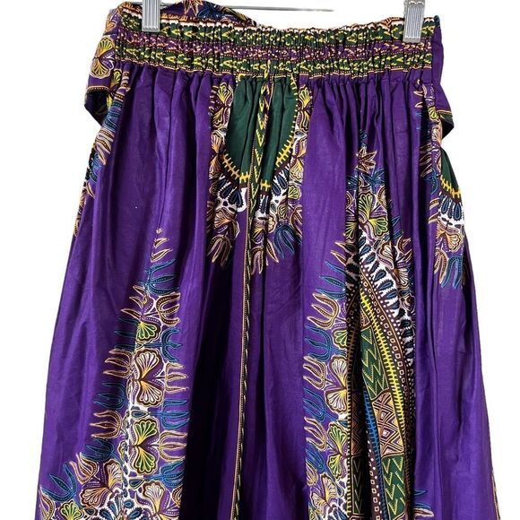 Dashiki Print Maxi Skirt - Picture 2 of 9